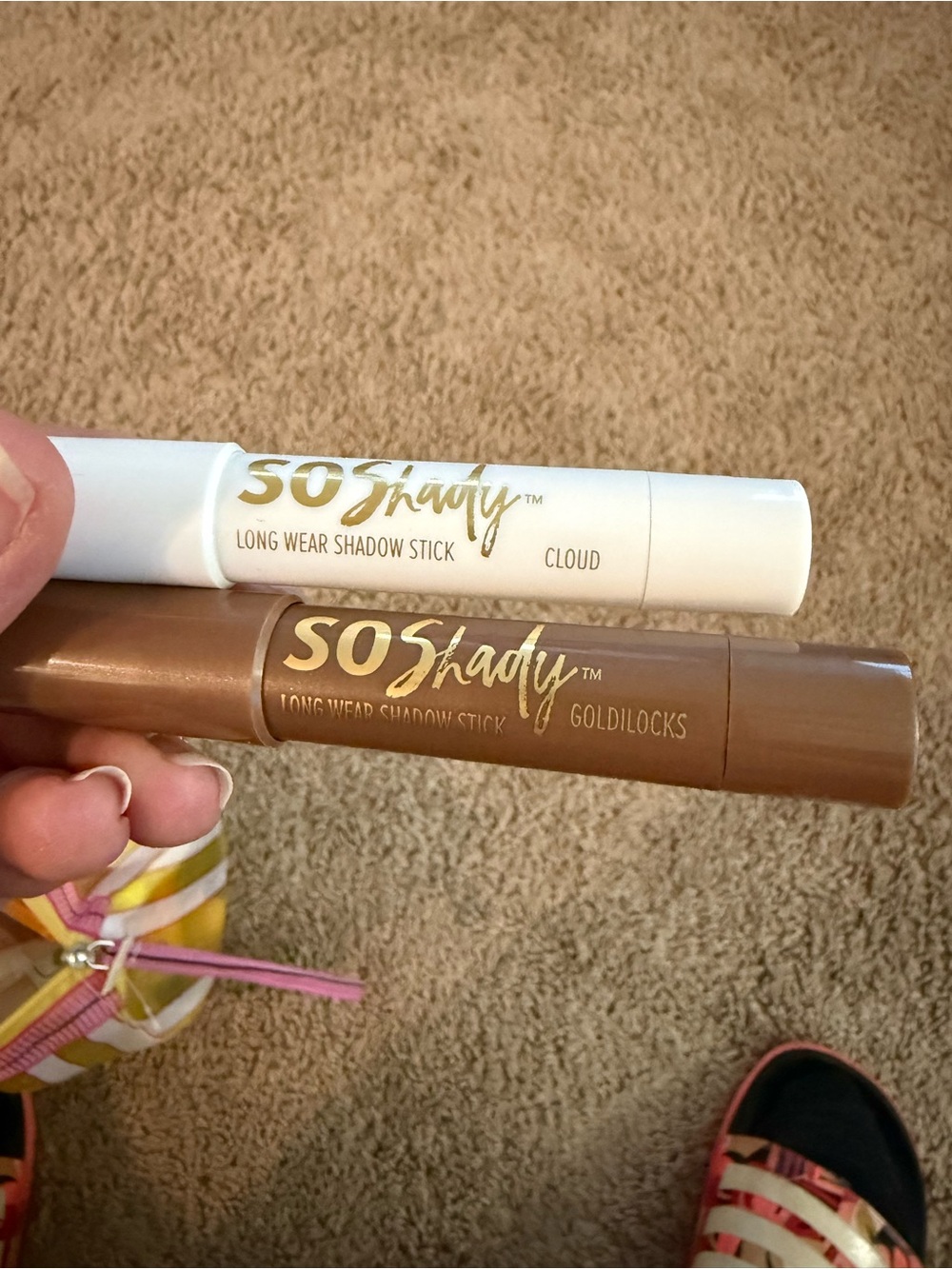 Belle by Kim Gravel SOShady Long Wear Shadow Stick Duo - Cloud & Goldilocks